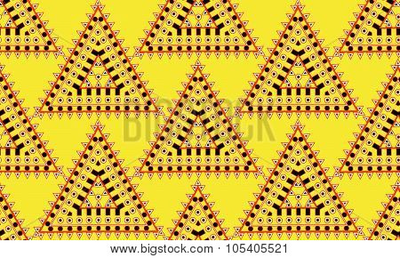 Native American Style Seamless Pattern. Vector Illustration