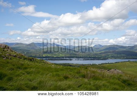 Mountain View With Blue Sky