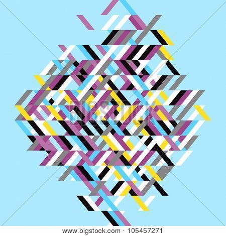 Abstract Vector Illustration. Can Be Used For Design And Presentation.