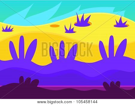 Game Background Vector Illustration Set