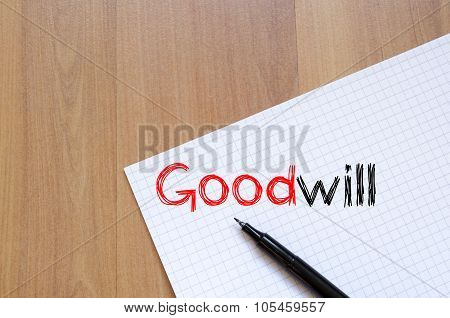 Goodwill Write On Notebook