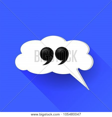 Black Double Guotes