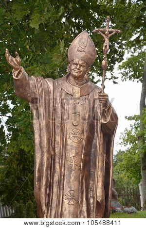 Statue of Pope John Paul II