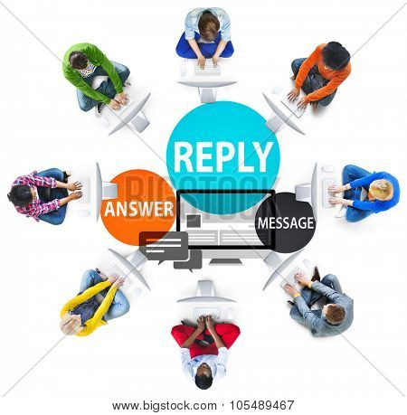 Reply Answer Message Communication Feedback Concept