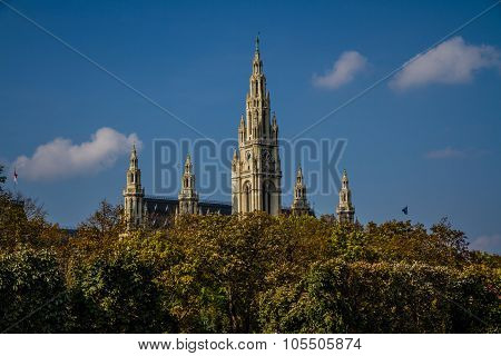 Vienna Townhall (rathaus) Towers - Vienna, Austria
