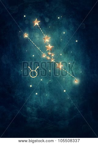 Taurus astrological sign in the Zodiac
