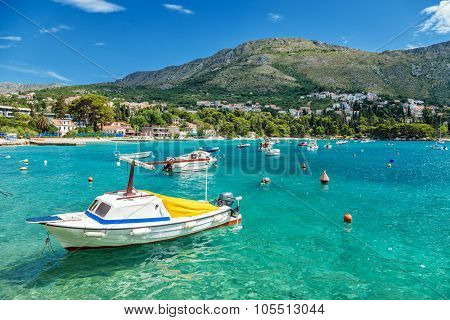 Coastal Town Mliny Located Close To Dubrovnik, Croatia