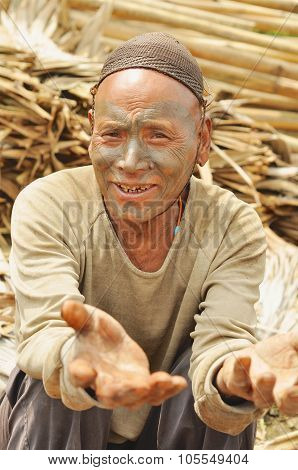 Worker In Nagaland, India