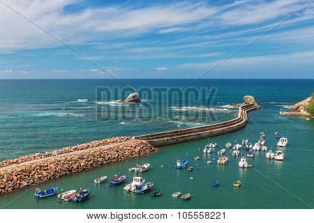 The Seaport Village Of Fishermen In Portugal. Alentejo In Vila Milfontes.