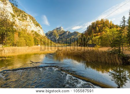 Lake in mountains