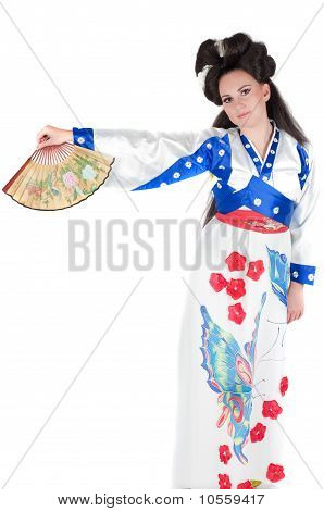 Retrato de Geisha