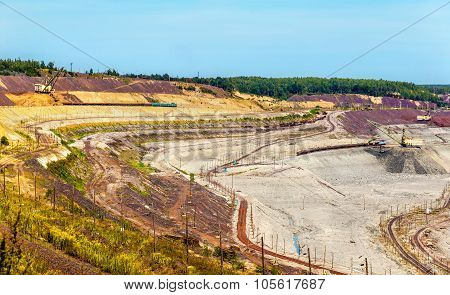 Iron Ore Mining In Mikhailovsky Field Within Kursk Magnetic Anomaly, Russia