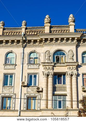 Building On Boulevard Stefan Cel Mare In Chisinau