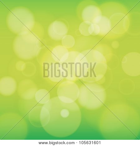 Abstract Green Sunlight