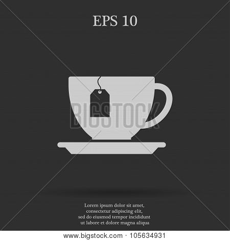 Cup With Tea Bag Icon
