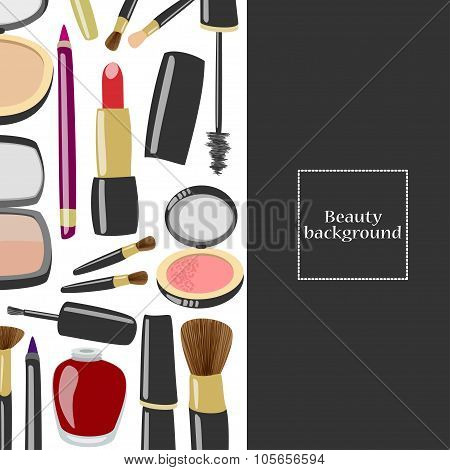 Beauty Product Background With Copyspace