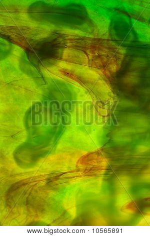 Gebrandschilderd glas groene werveling textuur achtergrond