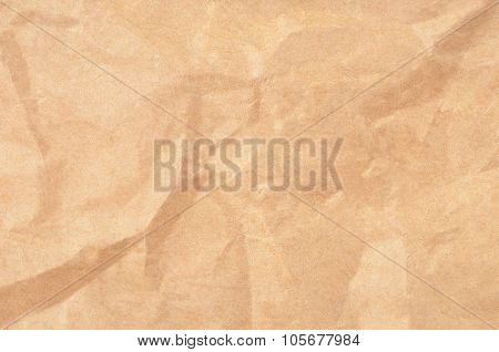 Wrinkled packaging paper