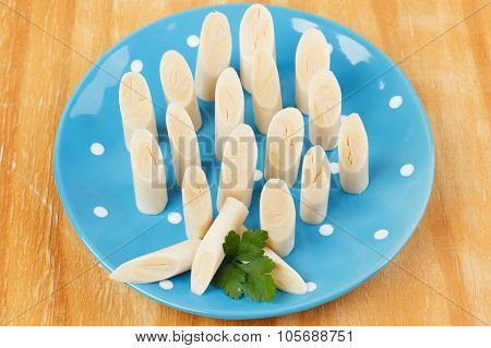 Heart Of Palm (palmito) On Plate