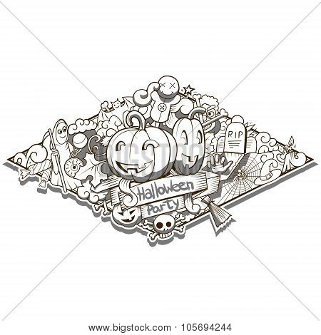 Halloween design vector illustration