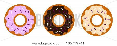 Vector Tasty Donuts