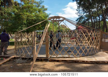 Construction Scene Yurt