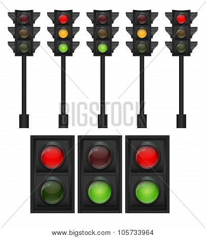 Traffic Light Vector Illustration
