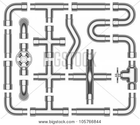 Steel Pipes Set