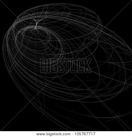Geometric Dark Technology And Engineering Backdrop, Graphic Abstraction With Lines Mesh. Netting Bac
