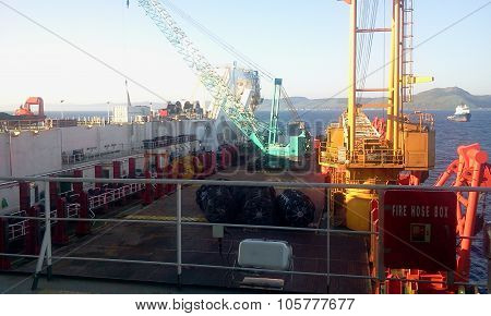 Pipelaying Barge.