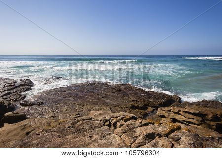 Ocean Rocky Coastline