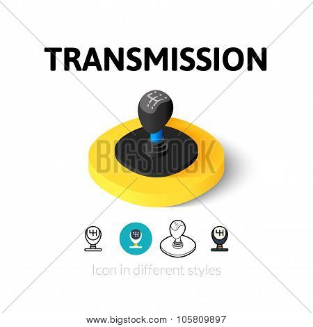 Transmission icon in different style