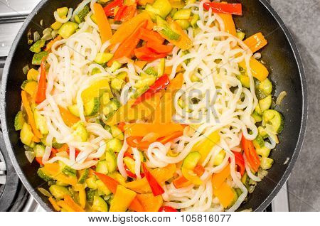 Cooking Konjac Jelly White Noodles Pan - Vegan Recipes