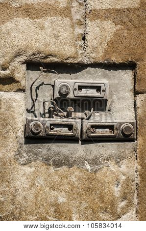 Home bell buttons plate