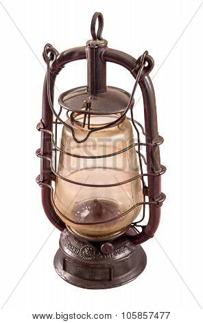 The Paraffin Lamp Isolated On White Background