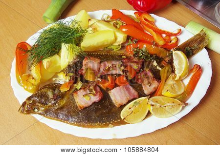Baked  Fish Flounder