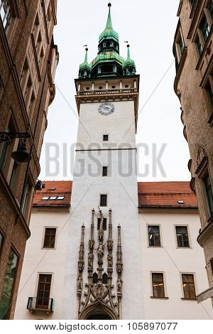 Old Town Hall (stara Radnice) Tower In Brno