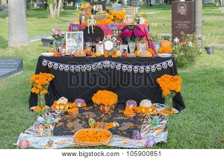 Traditional Mexican Altar Installation.