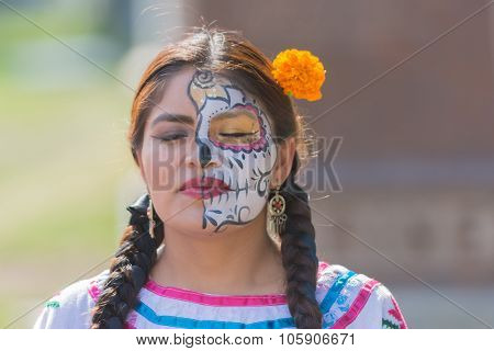 Woman With Sugar Skull