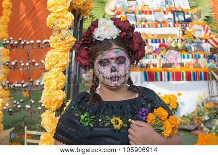 Girl With Sugar Skull