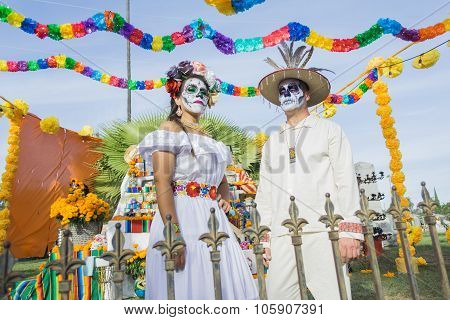Couple  With Sugar Skull