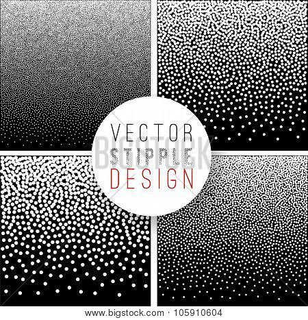 black and white halftone background