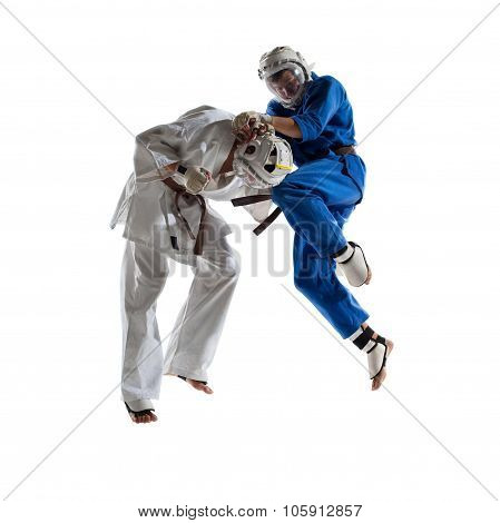 Kudo fighters are fighting Isolated