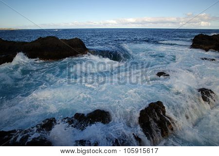 El Caleton. Natural Pools in Garachico, Tenerife