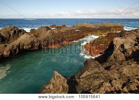 El Caleton. Natural Pools in Garachico, Tenerife