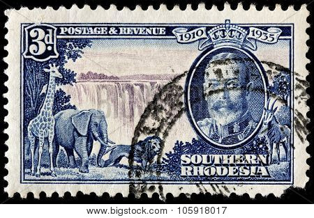 Victoria Falls Stamp