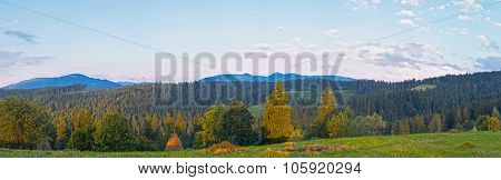 Evening Mountain Panorama