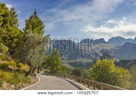 Beautiful View Of Sa Calobra On Mallorca Island, Spain