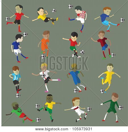 player football character