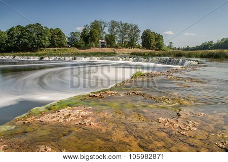 The Widest Waterfall In Latvia